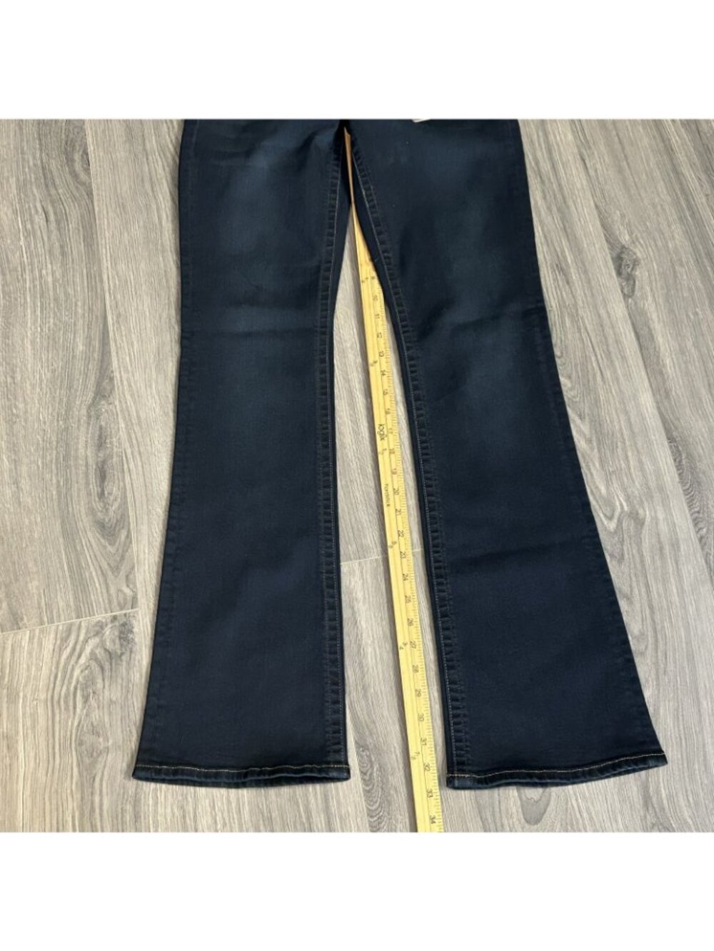 KUT From The Kloth Natalie Flap Pocket Bootcut Jeans Womens 4 Dark Wash Stretch - Picture 14 of 16
